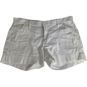 Calvin Klein Jeans 6 Shorts White 33" X 4" Casual Mini Short Summer